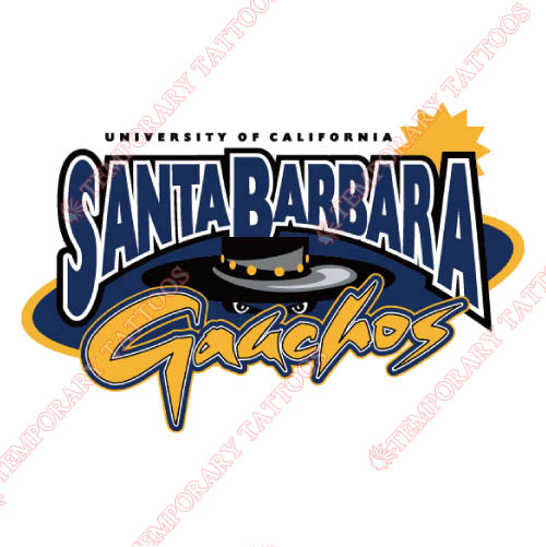 UCSB Gauchos Customize Temporary Tattoos Stickers NO.6676